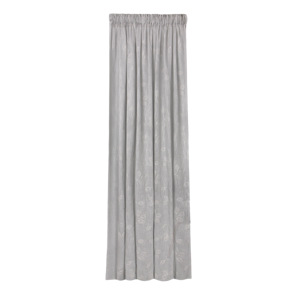 Fertigschal Corinna - Bio-Baumwolle - Grau / Natur