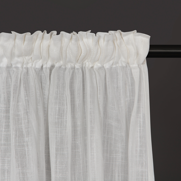 Fertigschal Dante - Bio-Baumwolle - Offwhite - Weiß