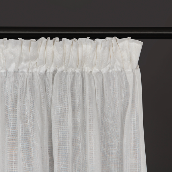 Fertigschal Dante - Bio-Baumwolle - Offwhite - Weiß