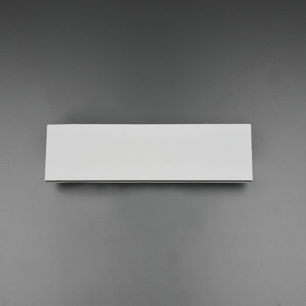 LED-Wandleuchte Concha - Aluminium - 2-flammig - Weiß - Breite: 28 cm