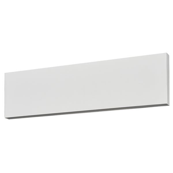 LED-Wandleuchte Concha - Aluminium - 2-flammig - Weiß - Breite: 28 cm