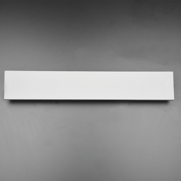 LED-Wandleuchte Concha - Aluminium - 2-flammig - Weiß - Breite: 47 cm