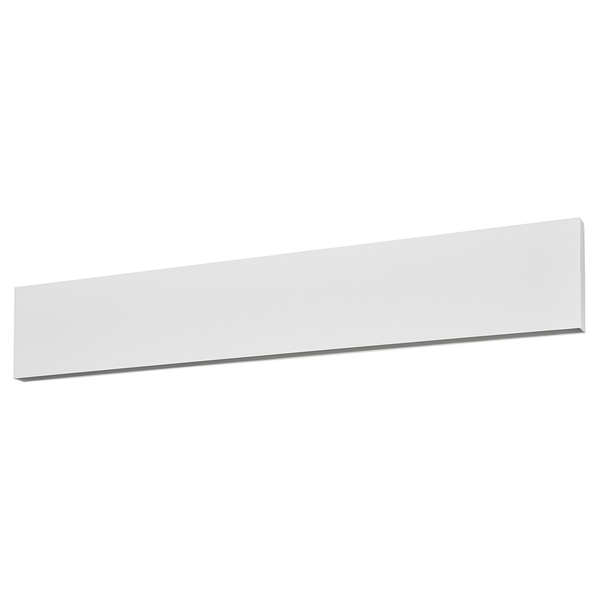 LED-Wandleuchte Concha - Aluminium - 2-flammig - Weiß - Breite: 47 cm