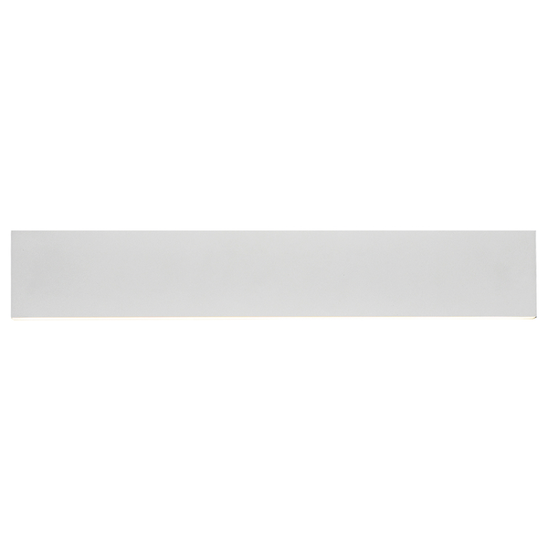 LED-Wandleuchte Concha - Aluminium - 2-flammig - Weiß - Breite: 47 cm