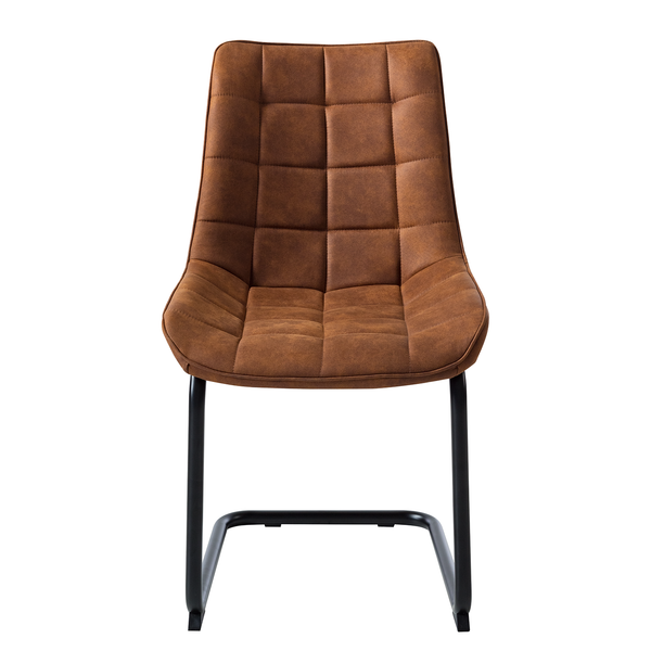 Freischwinger Kemmel - Cognac - 2er Set