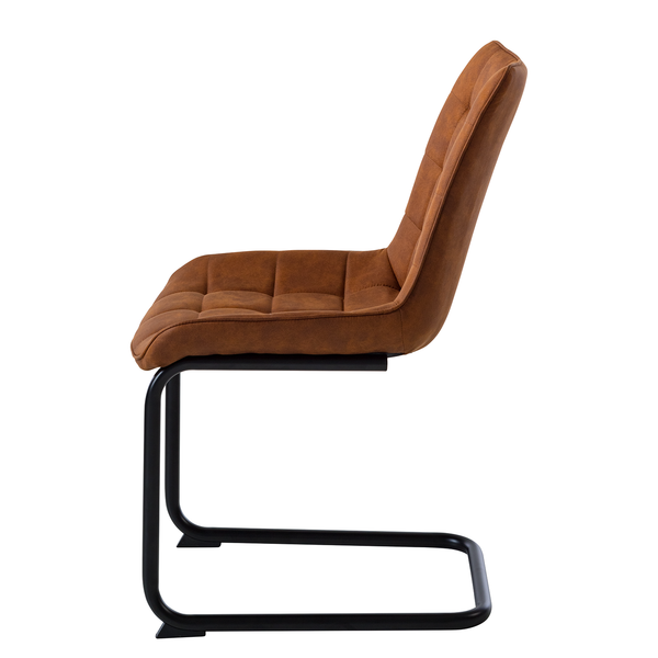 Freischwinger Kemmel - Cognac - 2er Set