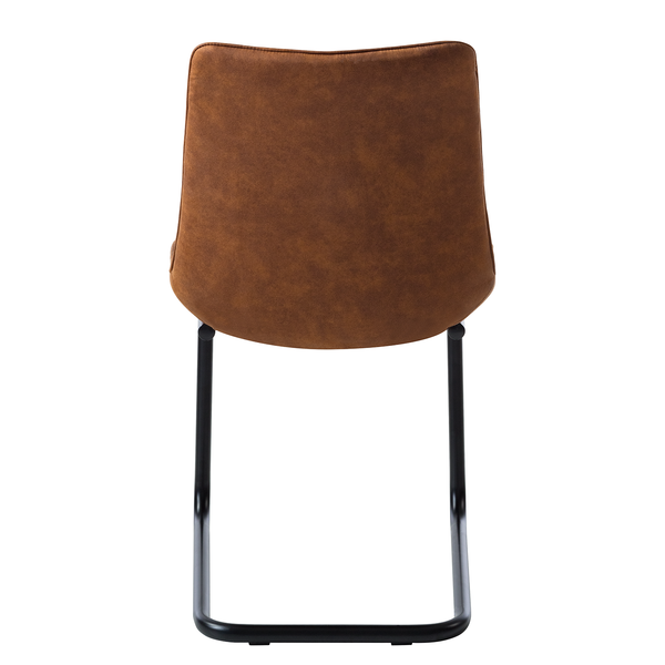 Freischwinger Kemmel - Cognac - 2er Set