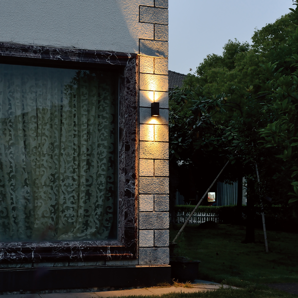 LED-Wandleuchte Outdoor Collection II - Aluminium - 2-flammig