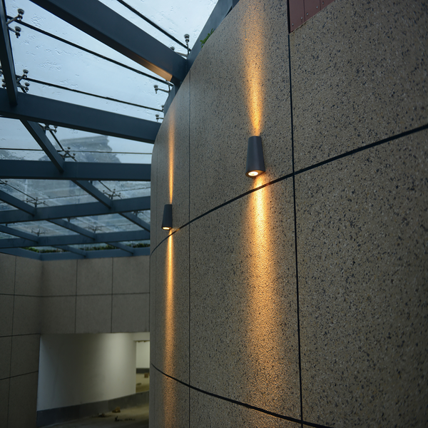 LED-Wandleuchte Outdoor Collection III - Aluminium - 1-flammig