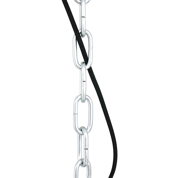 Pendelleuchte Bikkel III - Stahl / Glas - 1-flammig - Schwarz