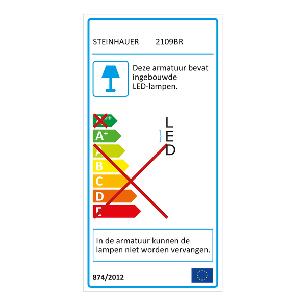 LED-Tischleuchte Zodiac II - Stahl - 1-flammig