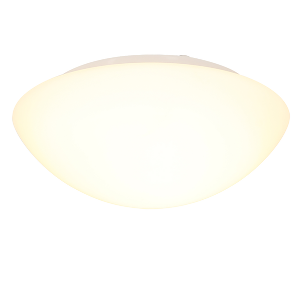 LED-Deckenleuchte Tyabb - Glas / Stahl - 1-flammig