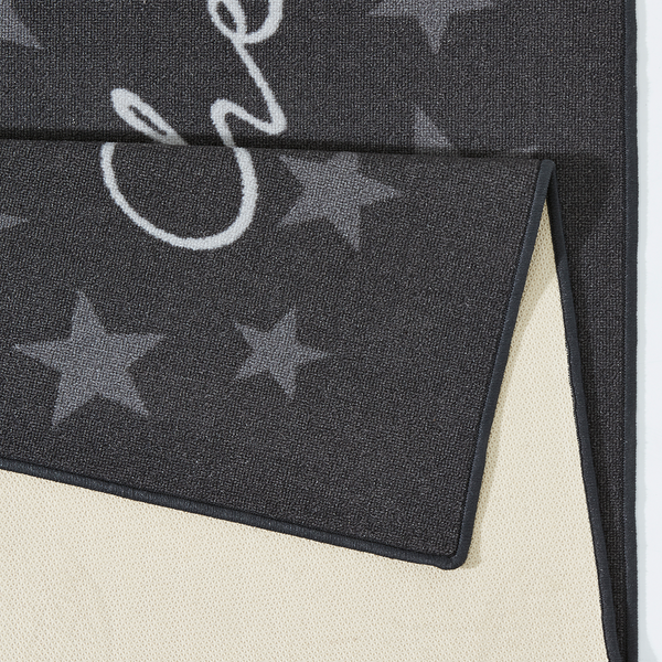 Küchenläufer Sterneküche - Mischgewebe - Grau / Hellgrau