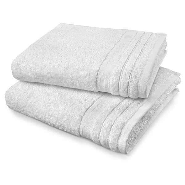 Handtuch Brockman - Baumwollstoff - Altweiß - Altweiß