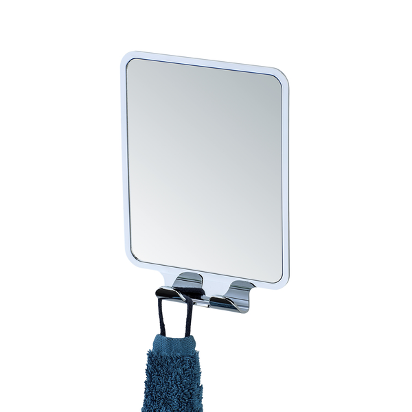 Antibeschlagspiegel Vacuum-Loc Quadro - Acrylnitril-Butadien-Styrol (ABS) - Chrom