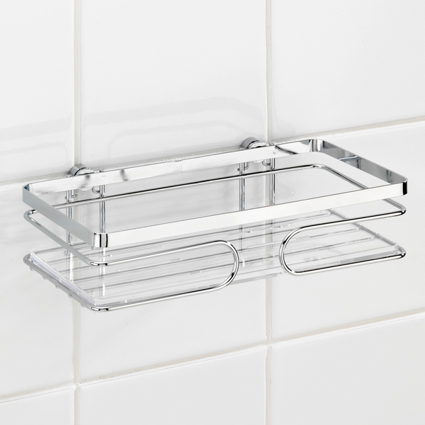 Wandablage Premium I - Edelstahl rostfrei - Silber