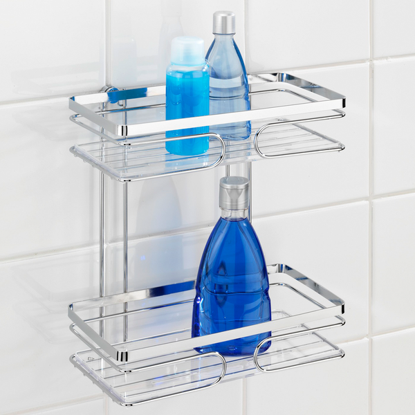Wandregal Premium - Edelstahl rostfrei - Silber