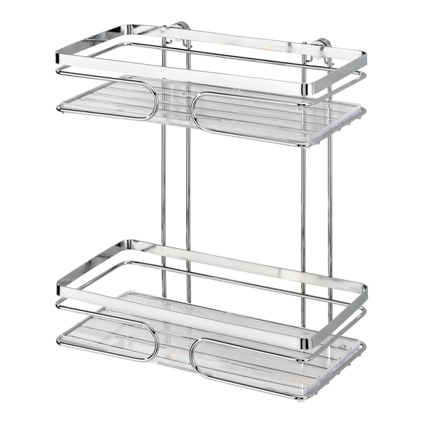 Wandregal Premium - Edelstahl rostfrei - Silber