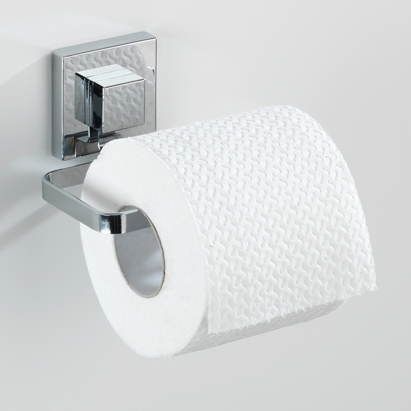 Toilettenpapierhalter Quadro - Edelstahl rostfrei / ABS - Chrom
