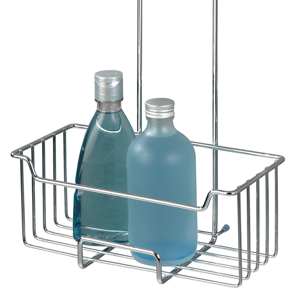 Thermostat-Dusch-Caddy Milo - Edelstahl - Silber / Transparent