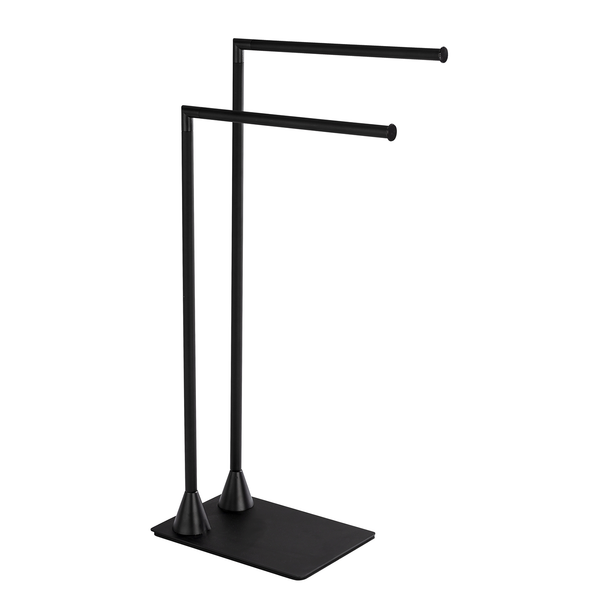 Handtuchständer Hella - Stahl - Schwarz