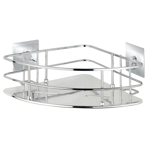 Eckablage Turbo-Loc Quadro - Edelstahl rostfrei / ABS - Chrom