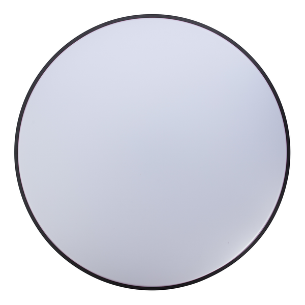 LED-Deckenleuchte Slimline - Eisen / Kunststoff - Schwarz - 1-flammig