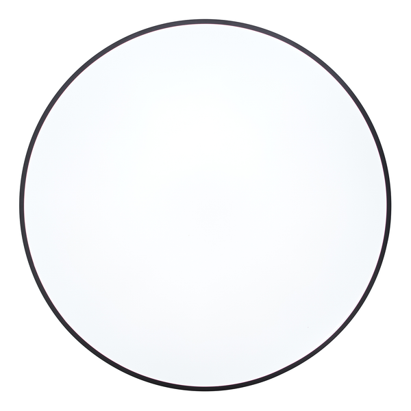 LED-Deckenleuchte Slimline - Eisen / Kunststoff - Schwarz - 1-flammig