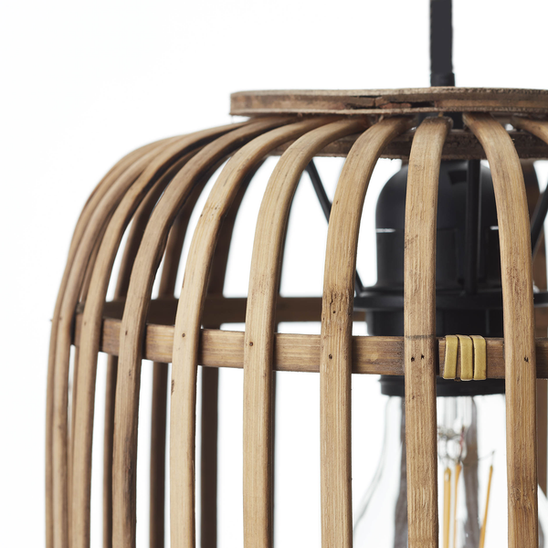 Pendelleuchte Woodrow II - Eisen - 3-flammig