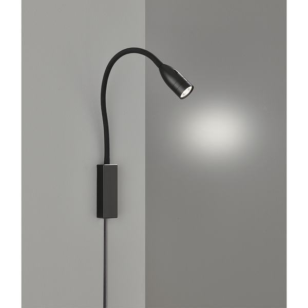 LED-Wandleuchte Maripa II - Schwarz