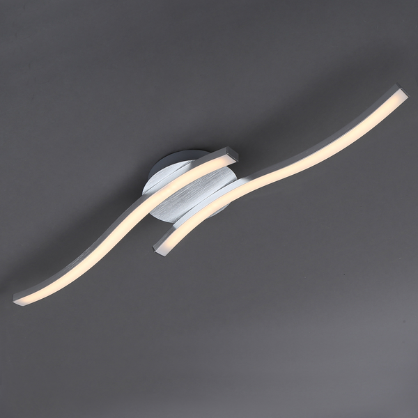 LED-Deckenleuchte  Go - Kunststoff / Eisen - 2-flammig