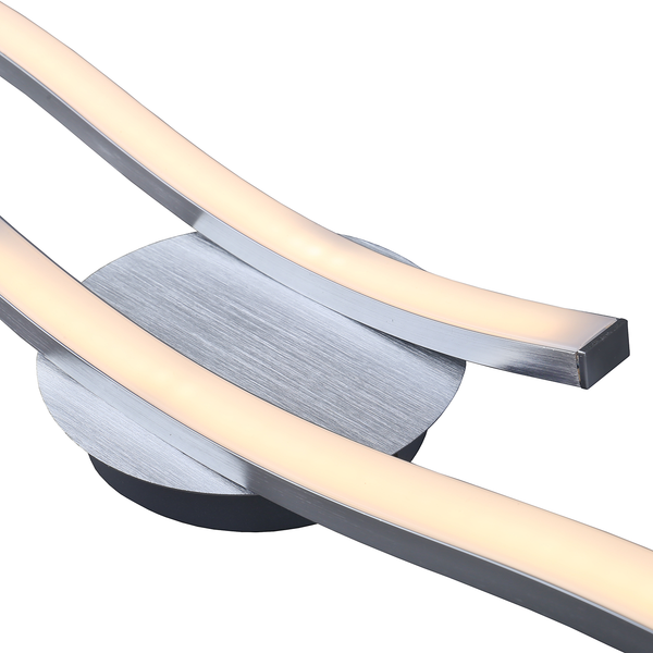 LED-Deckenleuchte  Go - Kunststoff / Eisen - 2-flammig