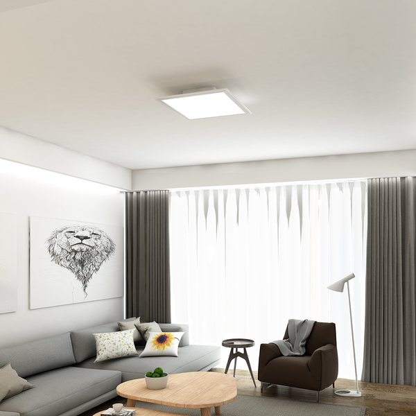 LED-Deckenleuchte  Simple - Kunststoff / Aluminium - 1-flammig