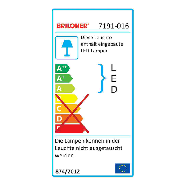 LED-Deckenleuchte  Simple - Kunststoff / Aluminium - 1-flammig