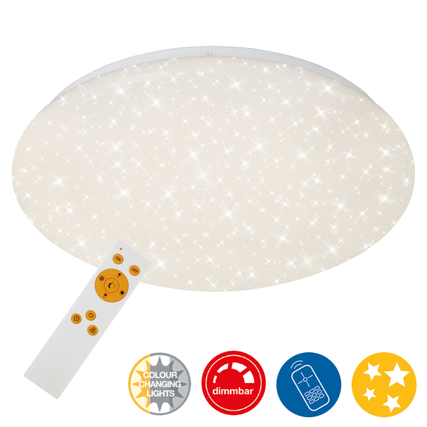 LED-Deckenleuchte  Verb - Kunststoff - 1-flammig