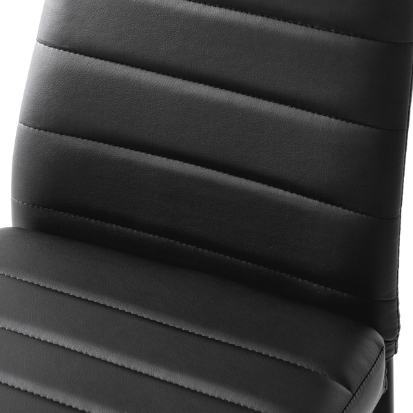 Esszimmerstuhl Mala - Schwarz - 2er Set