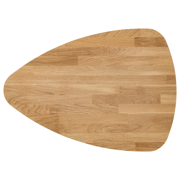Massiver Couchtisch FINSBY - Eiche massiv - Eiche - 70 x 50 cm