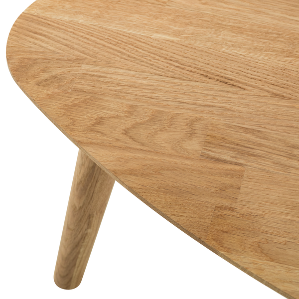 Massiver Couchtisch FINSBY - Eiche massiv - Eiche - 70 x 50 cm
