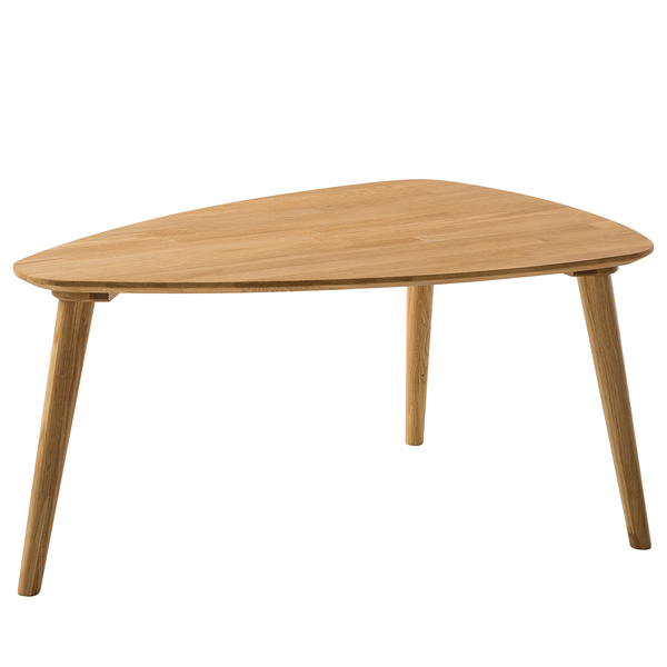 Massiver Couchtisch FINSBY - Eiche massiv - Eiche - 90 x 60 cm