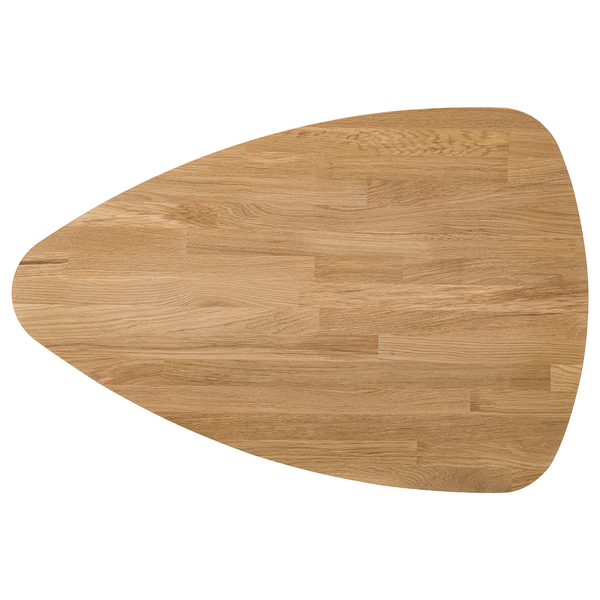 Massiver Couchtisch FINSBY - Eiche massiv - Eiche - 90 x 60 cm