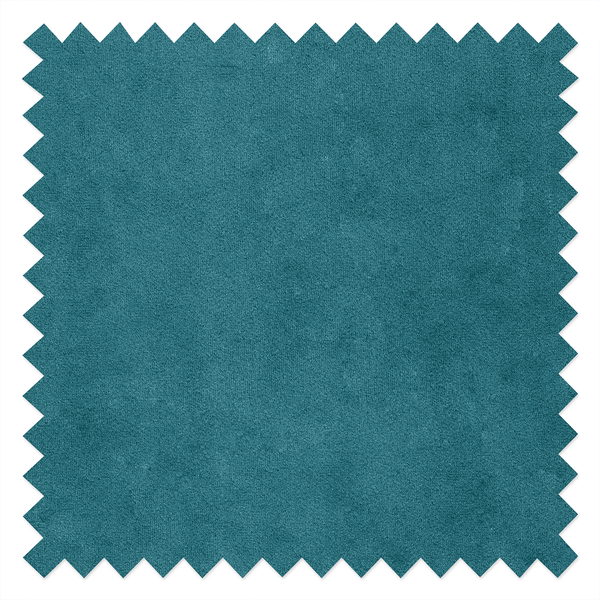 Polsterhocker Alak - Samt - Graublau