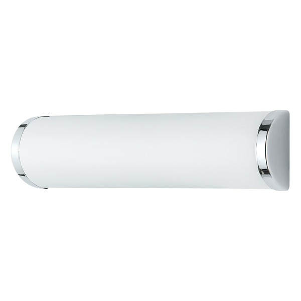 Wandleuchte Xavi - Milchglas / Chrom - 2-flammig - Breite: 31 cm