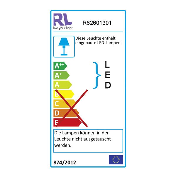 LED-Deckenleuchte Putz I - Acrylglas - 1-flammig