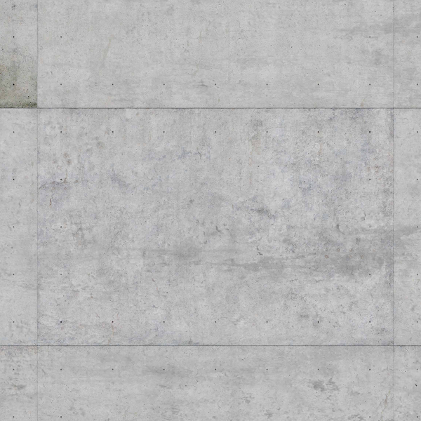 Vliestapete Große Betonplatten - Vliespapier - Hellgrau - 384 x 255 cm