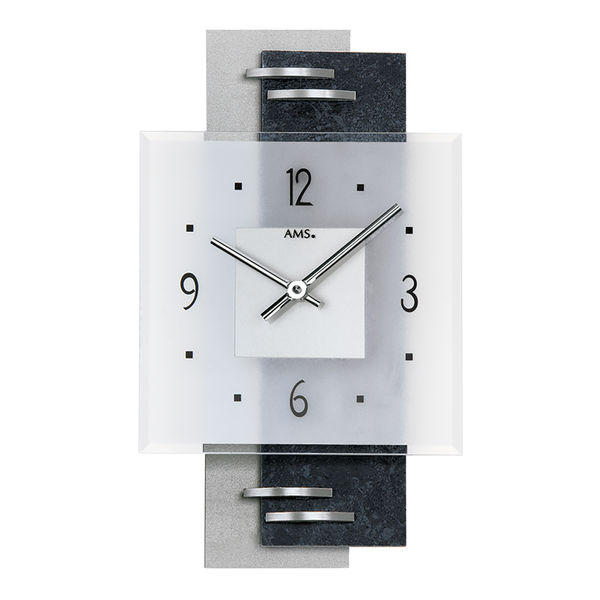 Wanduhr Kezia - Quarz - Schwarz