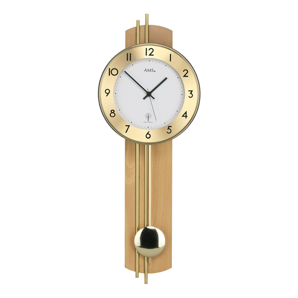 Pendelwanduhr Timon - Funk - Buche