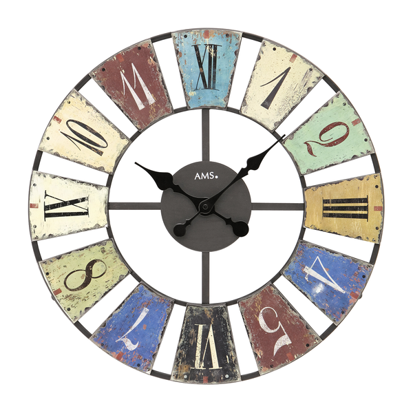 Wanduhr Areal - Quarz - Mehrfarbig