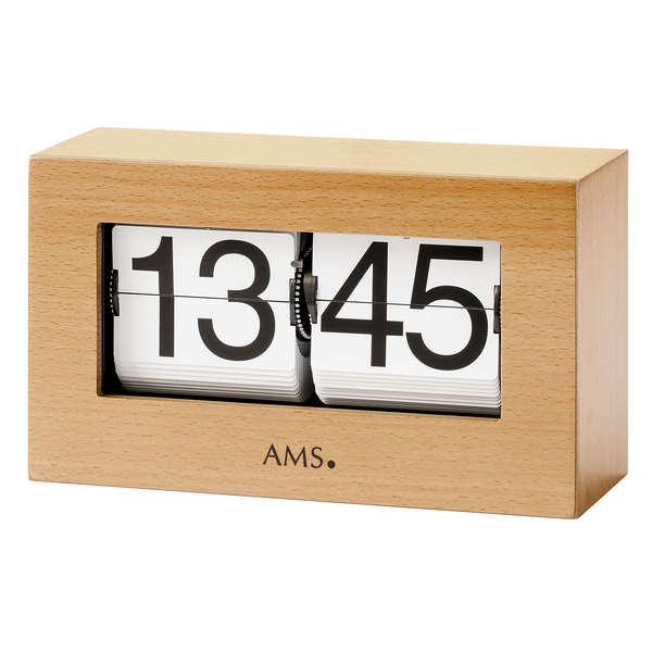 Tischuhr Wonga - Quarz - Buche