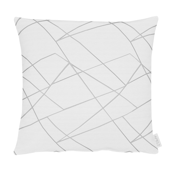 Dekokissen Vio - Mischgewebe - Altweiß