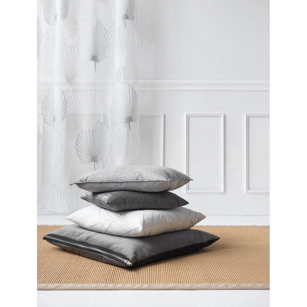 Dekokissen Vio - Mischgewebe - Altweiß